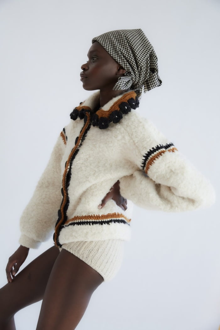 Chaqueta de piel de oveja sintética foto 4